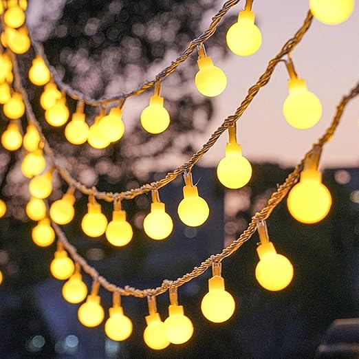 LED Outdoor Ball String Lights