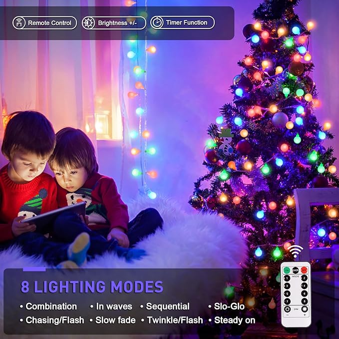 LED Outdoor Ball String Lights