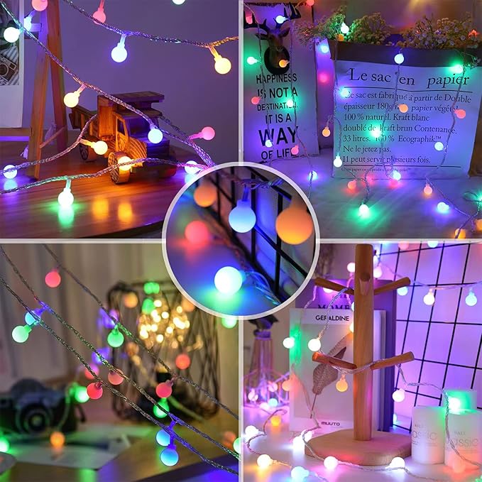LED Outdoor Ball String Lights