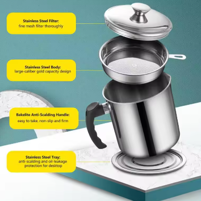 Stainless Oil Pot Strainer
